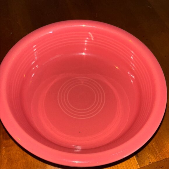 FIESTAWARE CLASSIC RIM 3 PIECE PLACE SETTING - FLAMINGO - Picture 6 of 6